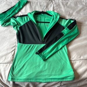 Nike Green and Black Performance Jacket
